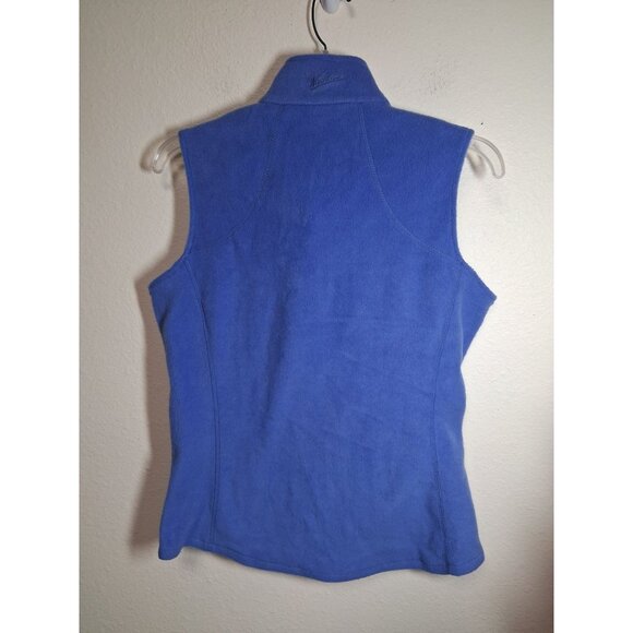 Woolrich Winter Vest Full Zip Outdoors Camping Hiking Casual Blue Sz Medium AK12 - Picture 2 of 5